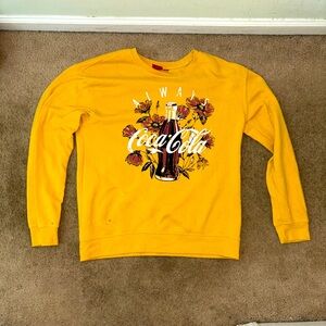 Coca-cola Yellow Sweatshirt